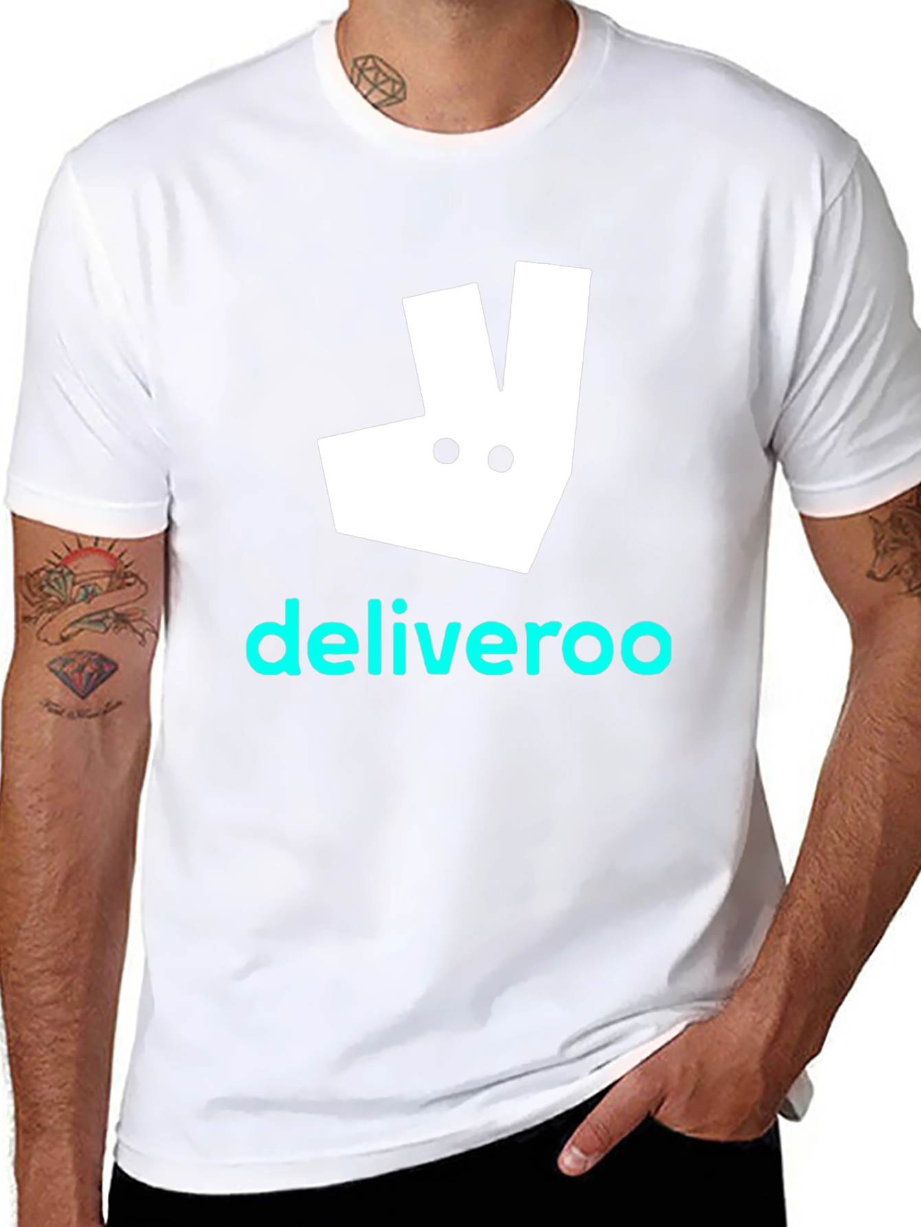 Deliveroo Logo T-Shirt - Cool & Casual