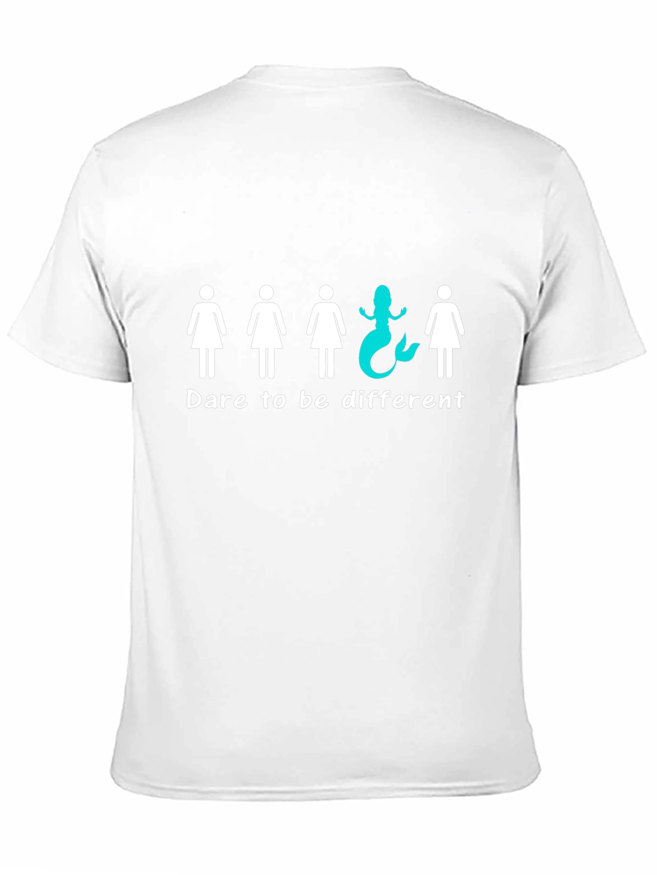 Dare to Be Different T-Shirt Mermaid Black Unisex