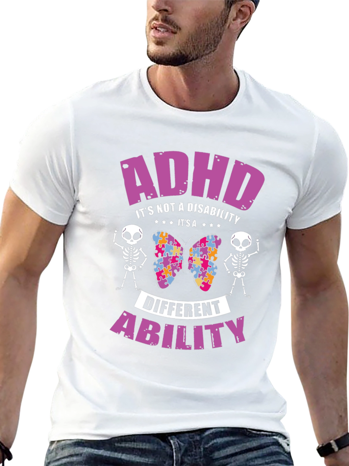ADHD Different Ability Graphic T-Shirt