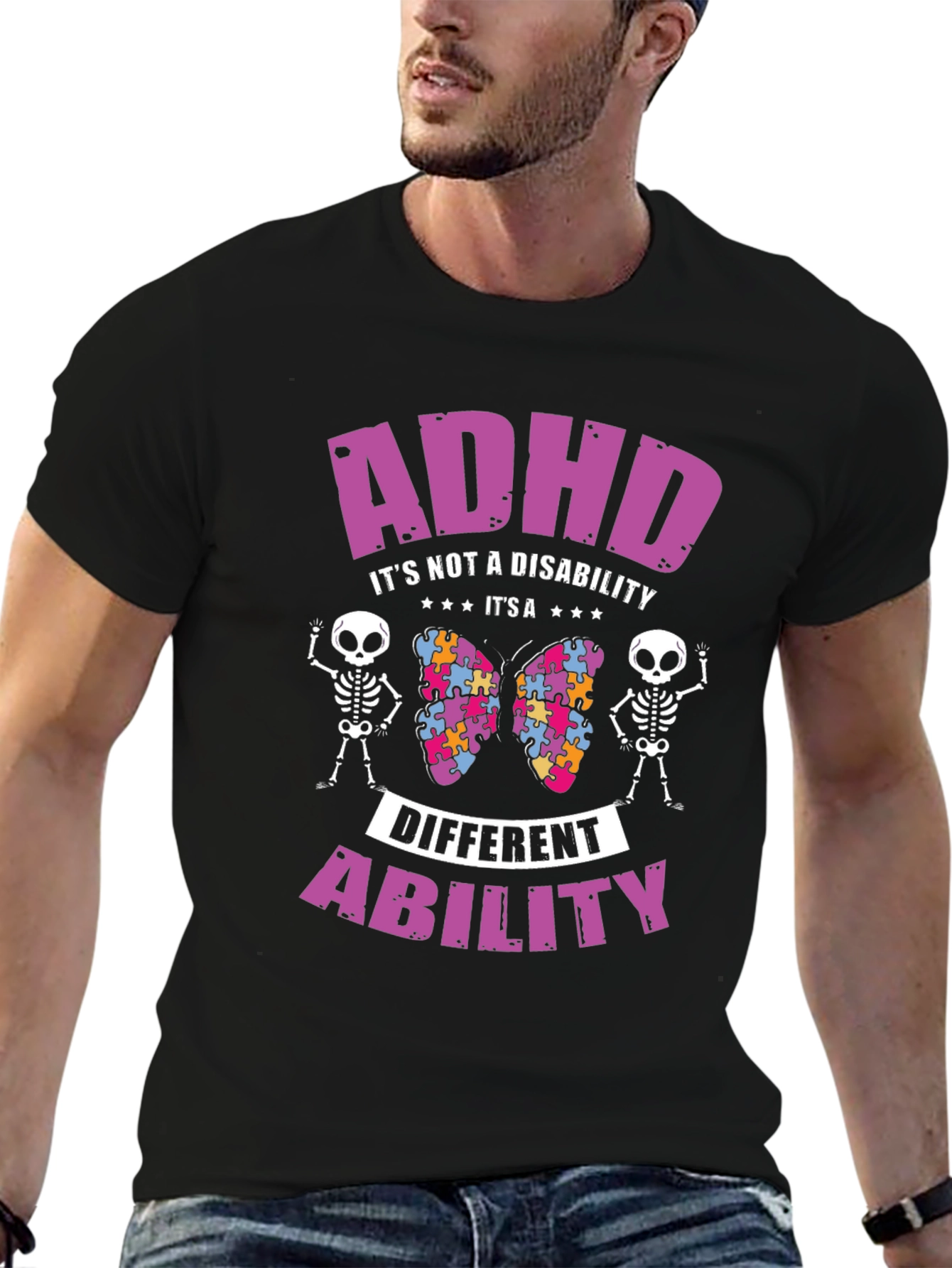 ADHD Different Ability Graphic T-Shirt