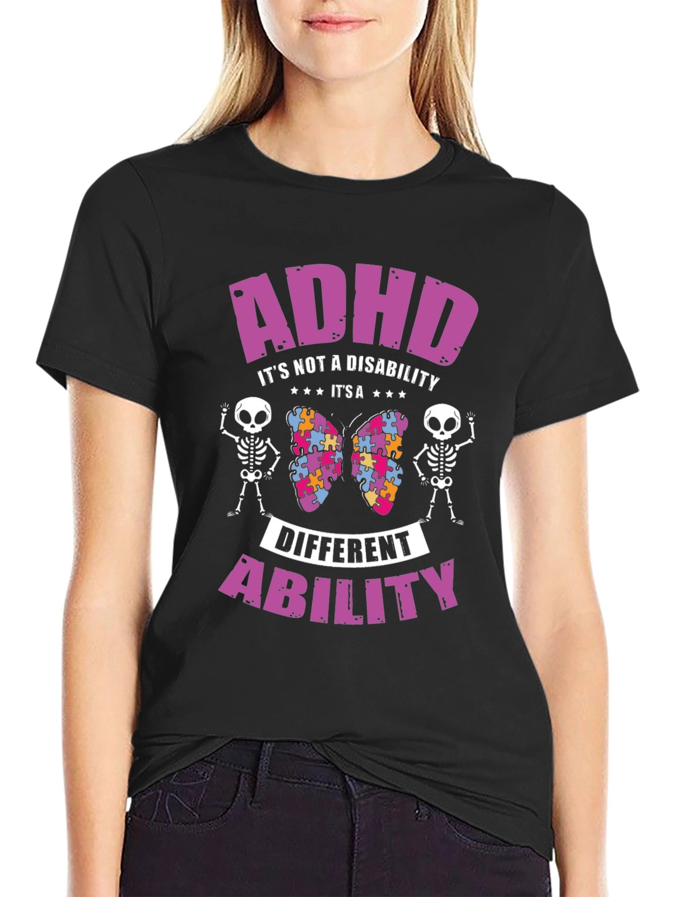 ADHD Different Ability Graphic T-Shirt