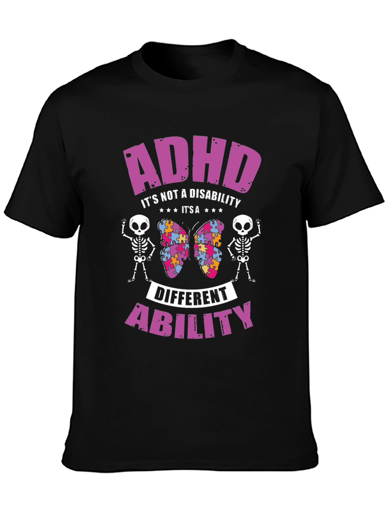 ADHD Different Ability Graphic T-Shirt