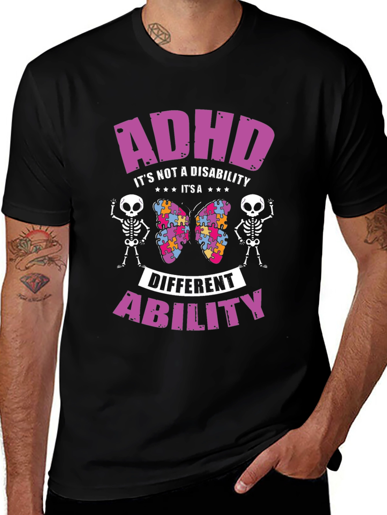 ADHD Different Ability Graphic T-Shirt
