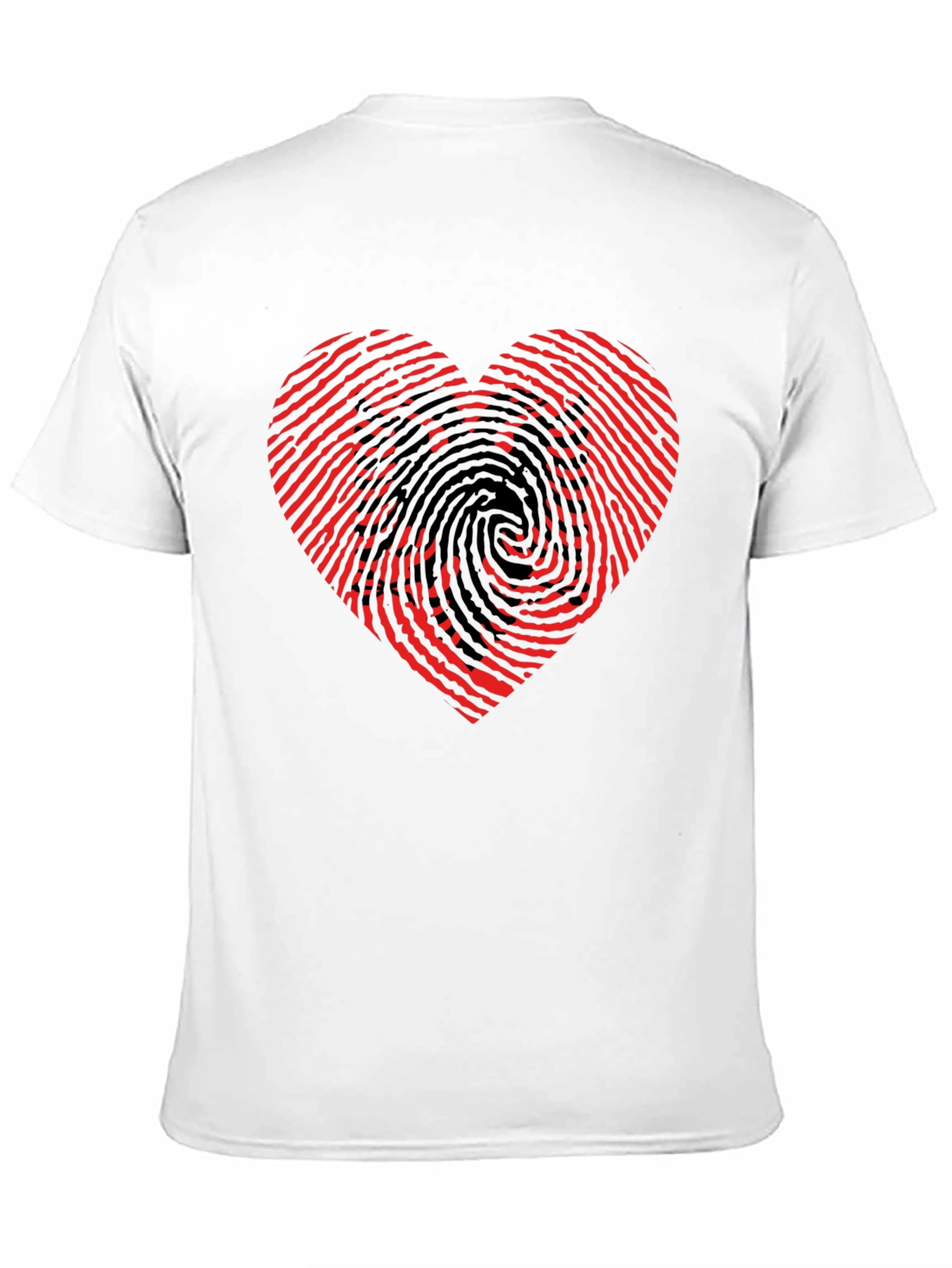 Heart & Eagle Graphic Black T-Shirt