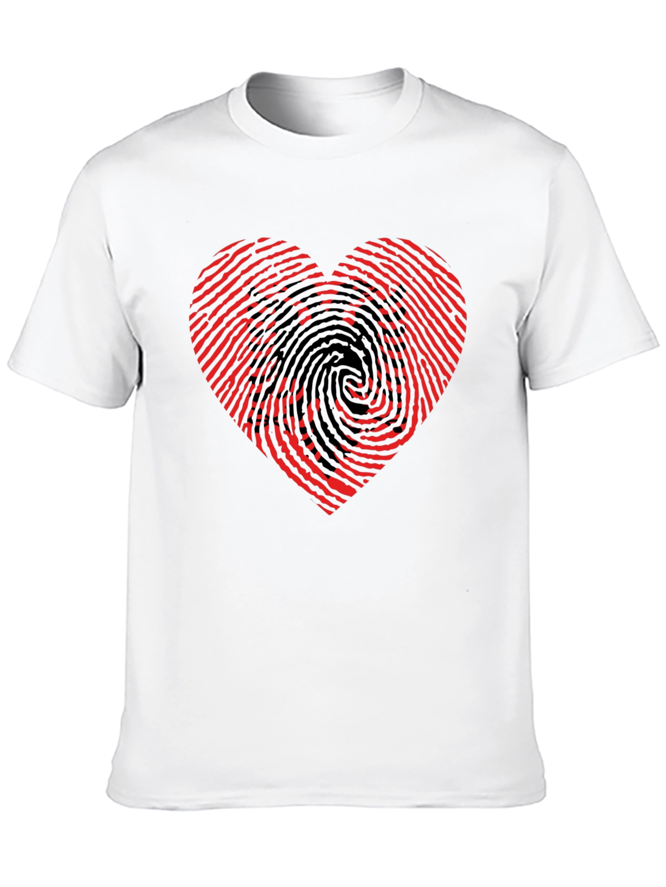 Heart & Eagle Graphic Black T-Shirt