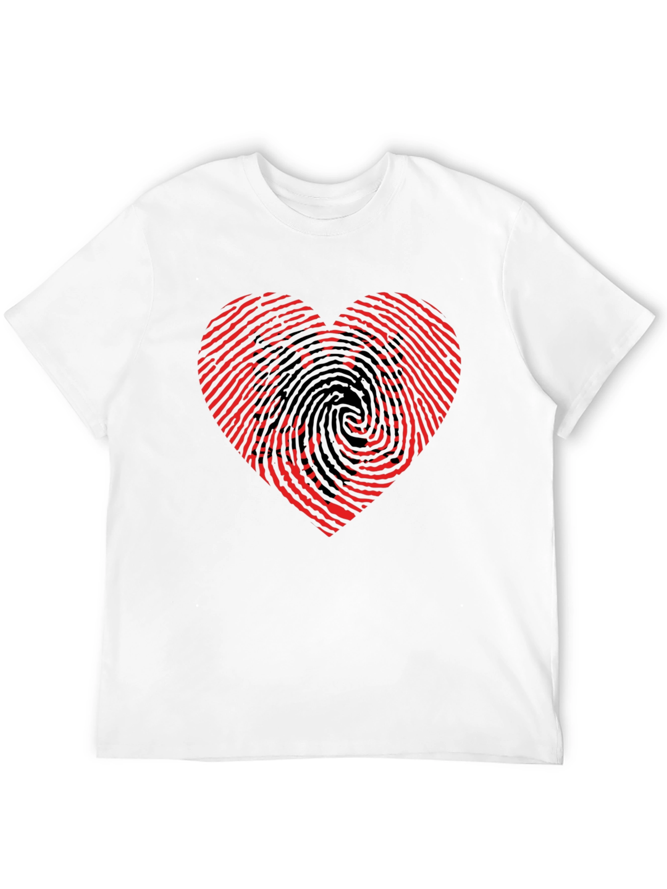 Heart & Eagle Graphic Black T-Shirt