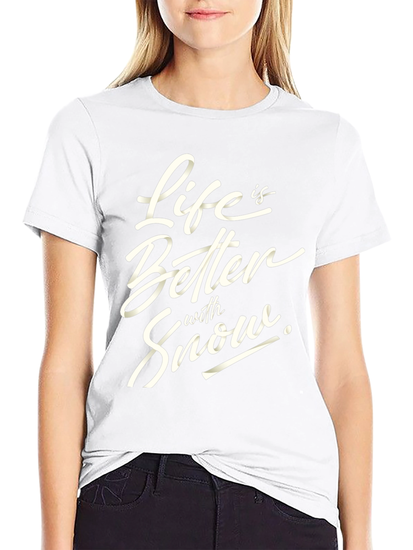 Life is Better With Snow Graphic Tee