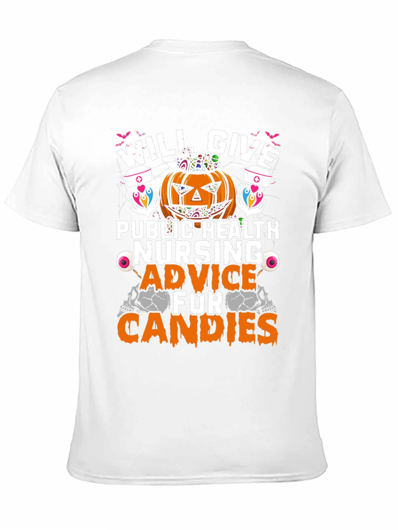 Halloween Public Health Nurse T-Shirt