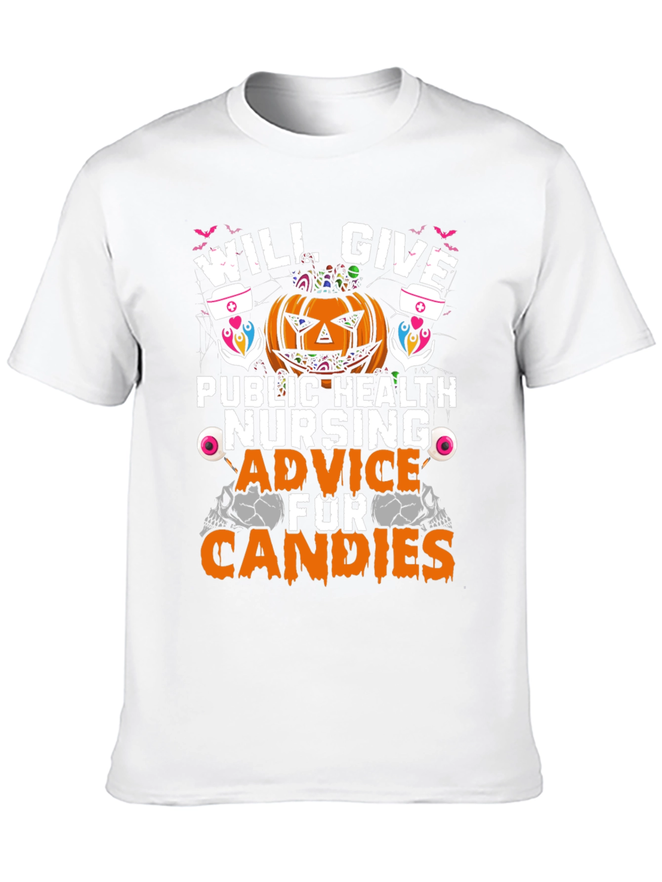 Halloween Public Health Nurse T-Shirt