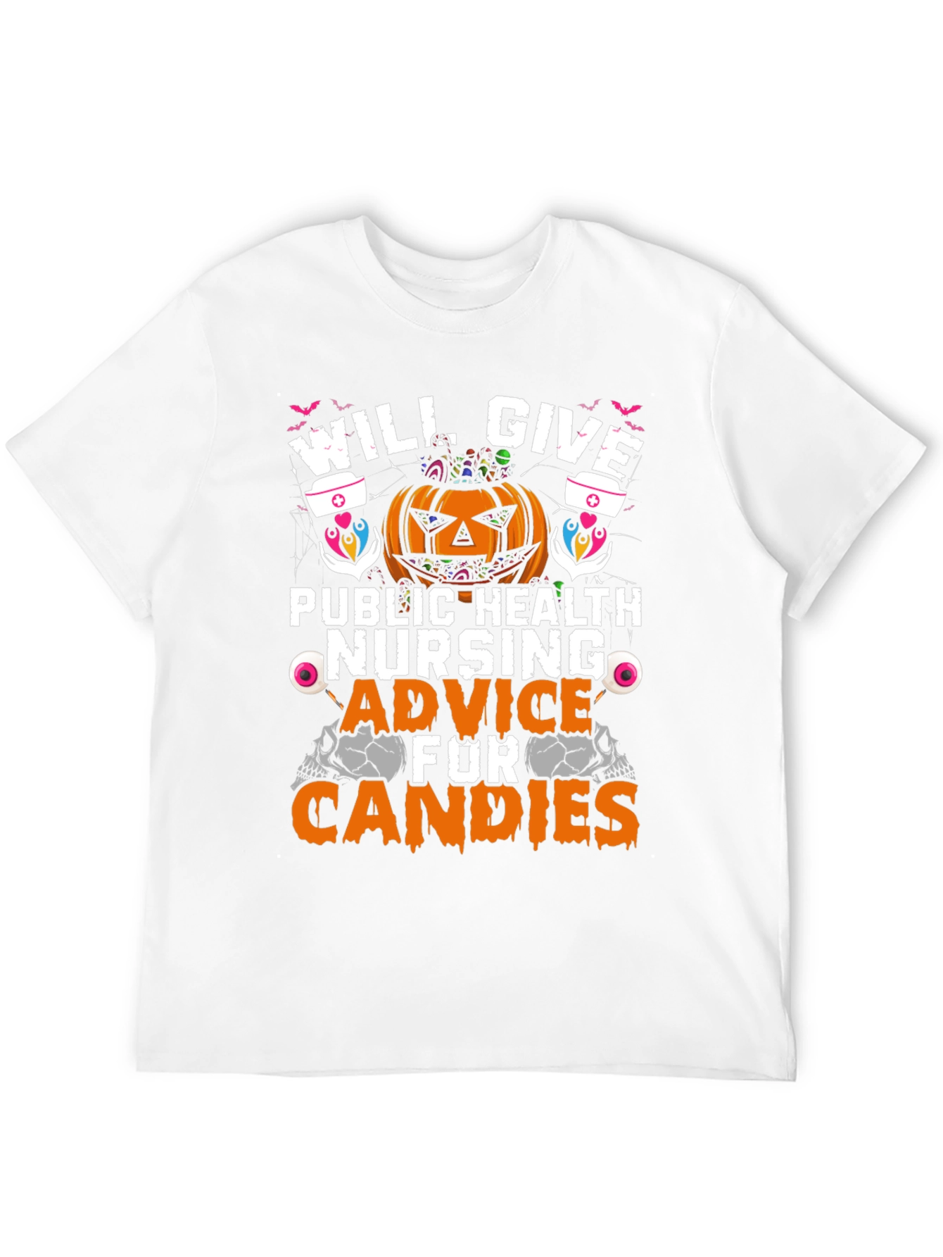 Halloween Public Health Nurse T-Shirt