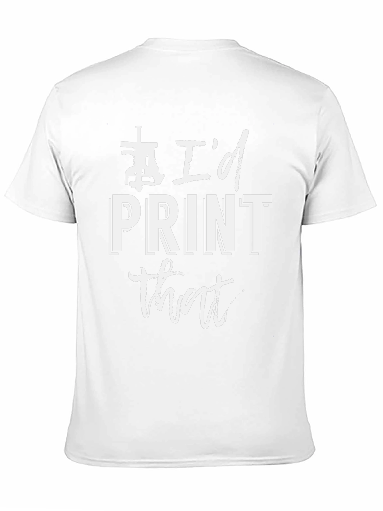 Id Print That T-Shirt Funny 3D Printing