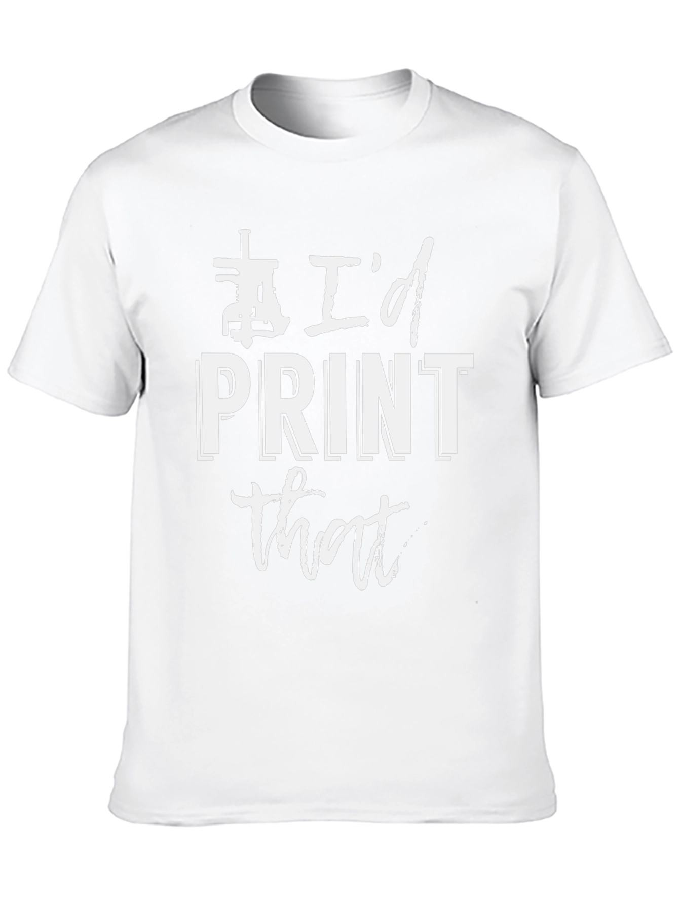 Id Print That T-Shirt Funny 3D Printing