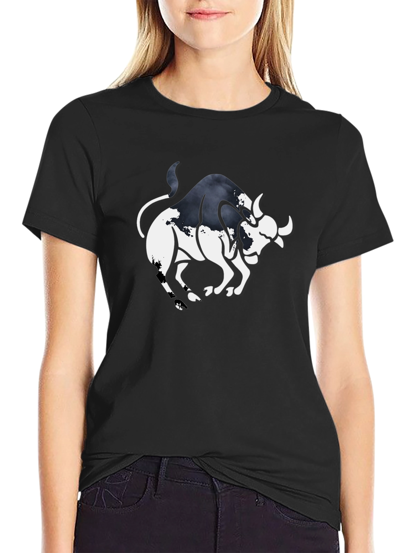 Black Bull Graphic Tee - Bold & Stylish