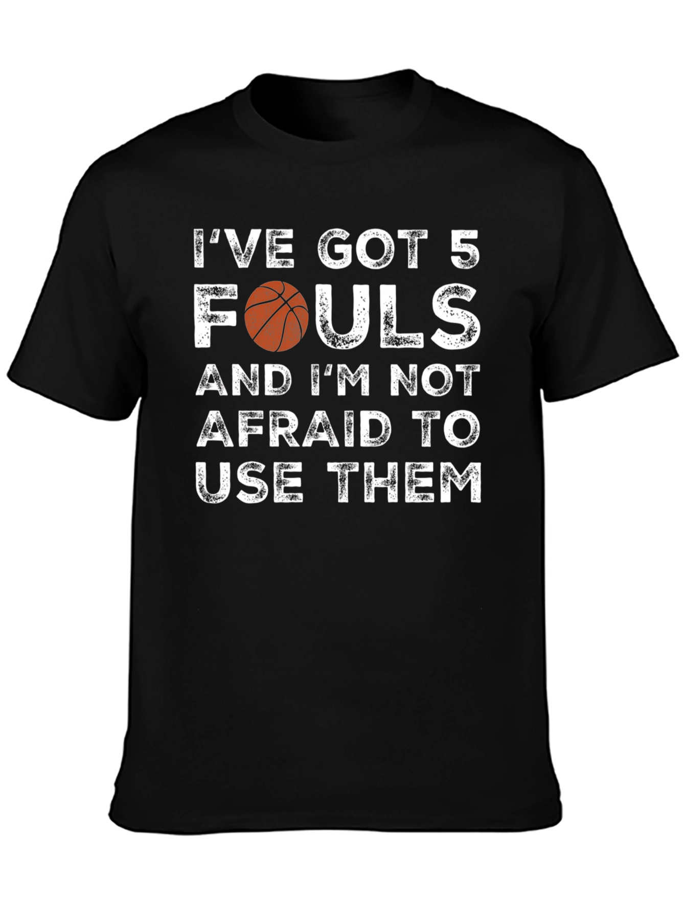 Basketball Fouls Graphic T-Shirt