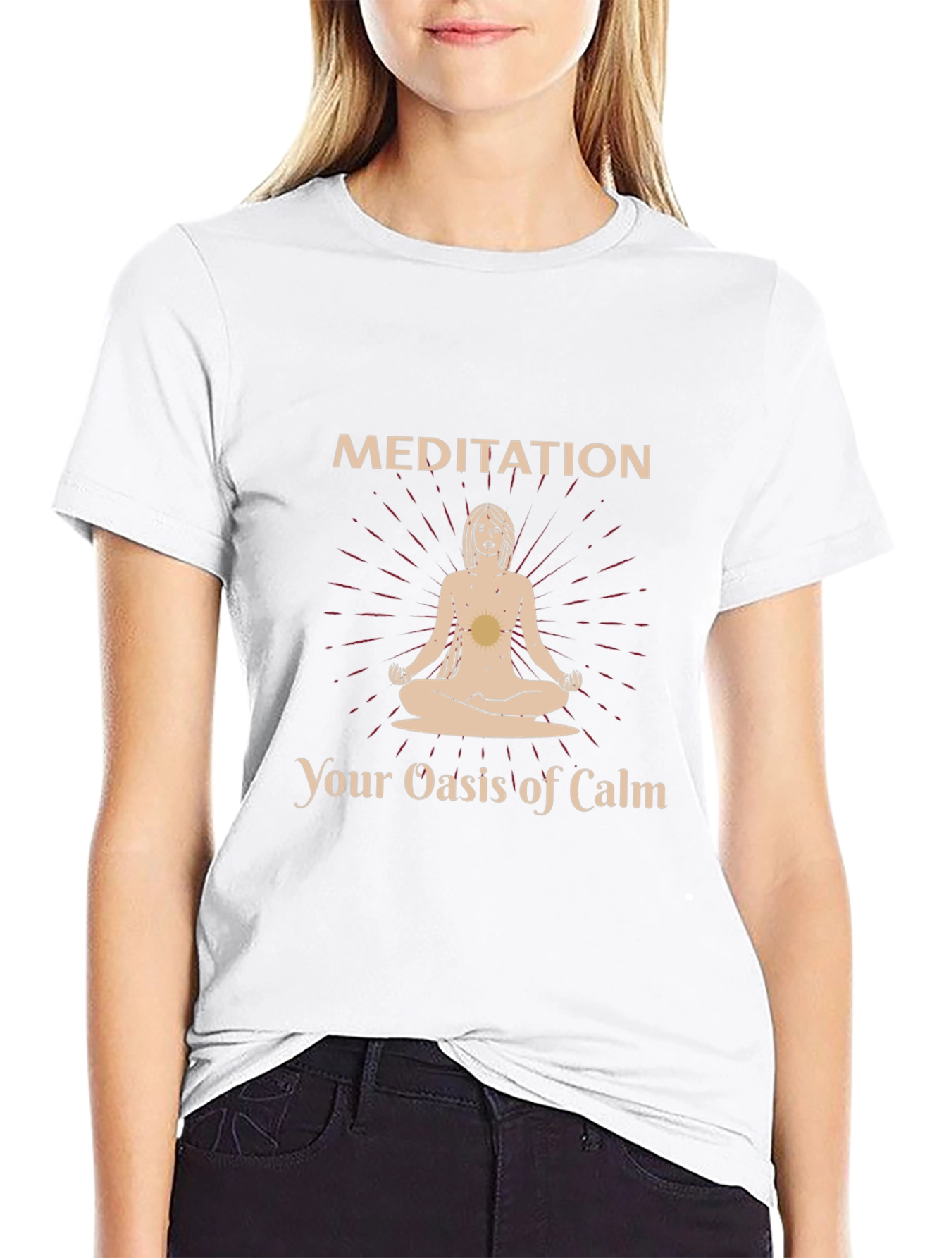 Meditation Oasis T-Shirt: Find Your Calm