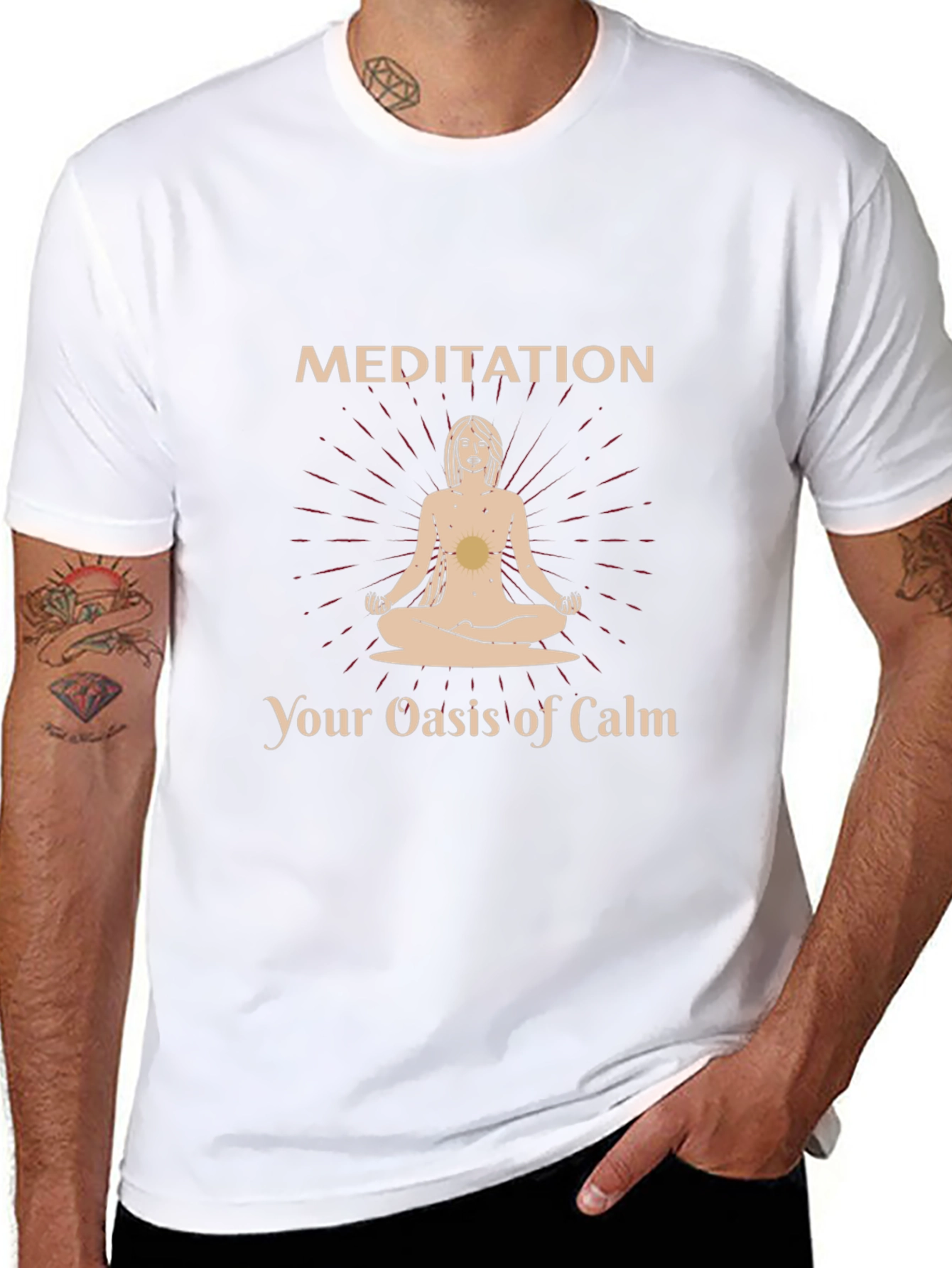 Meditation Oasis T-Shirt: Find Your Calm