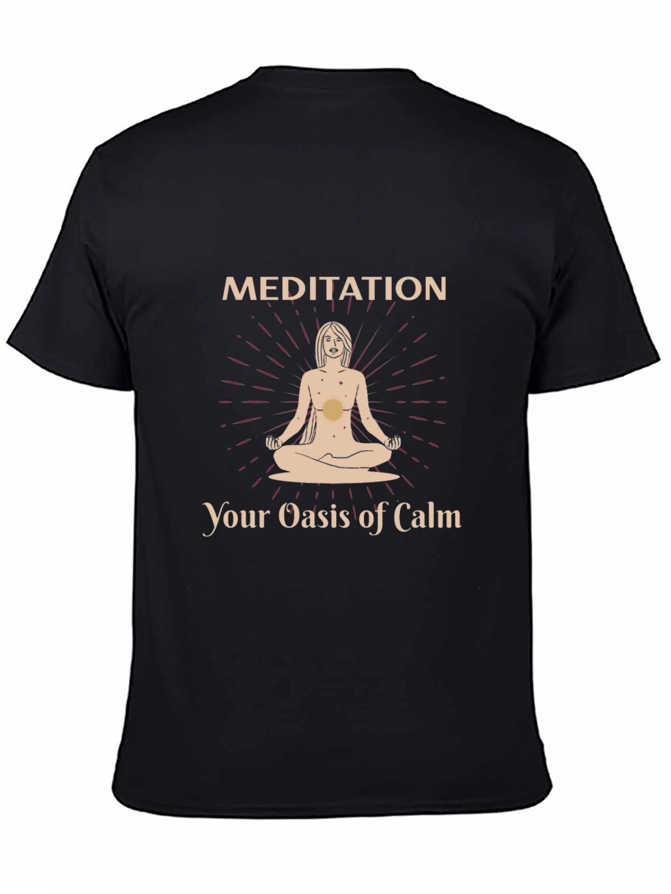 Meditation Oasis T-Shirt: Find Your Calm