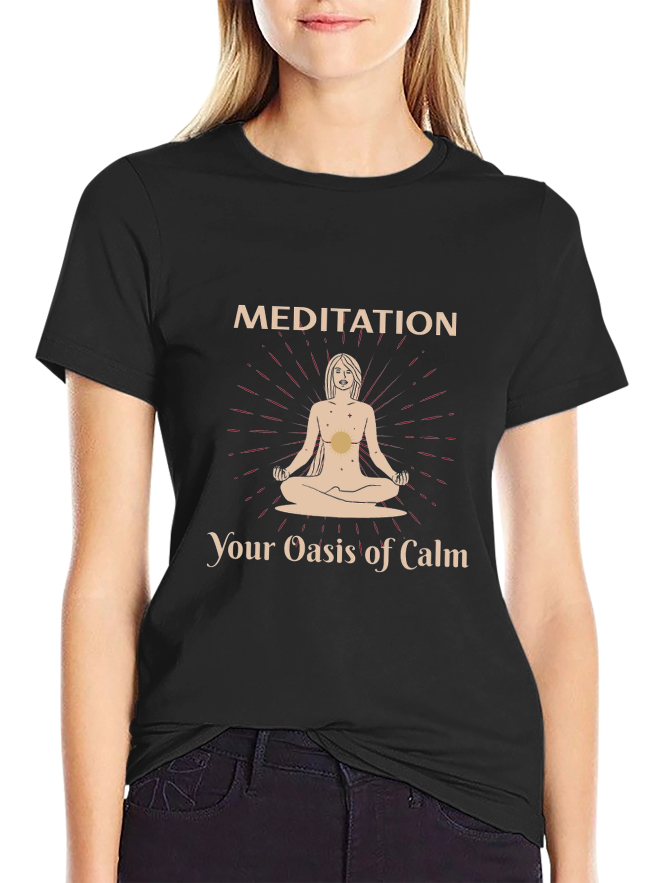 Meditation Oasis T-Shirt: Find Your Calm