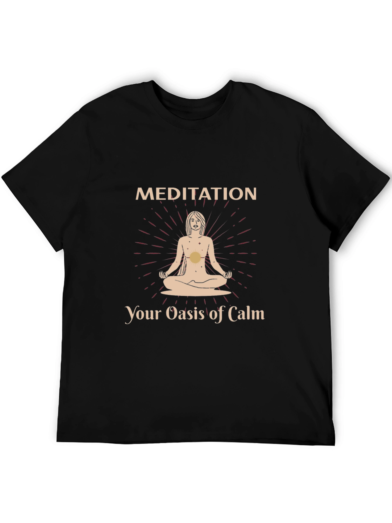 Meditation Oasis T-Shirt: Find Your Calm