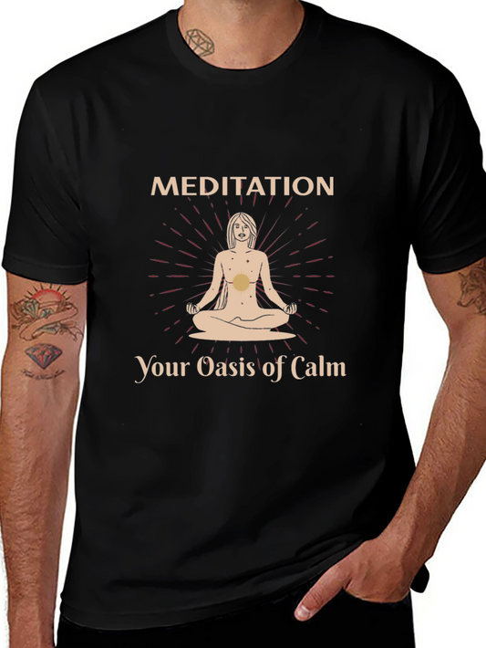 Meditation Oasis T-Shirt: Find Your Calm