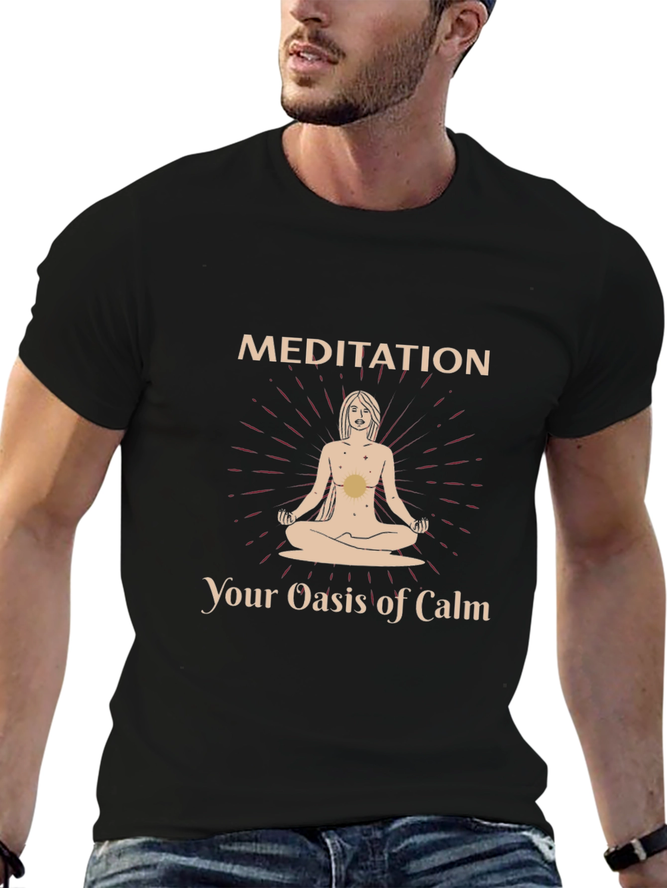 Meditation Oasis T-Shirt: Find Your Calm