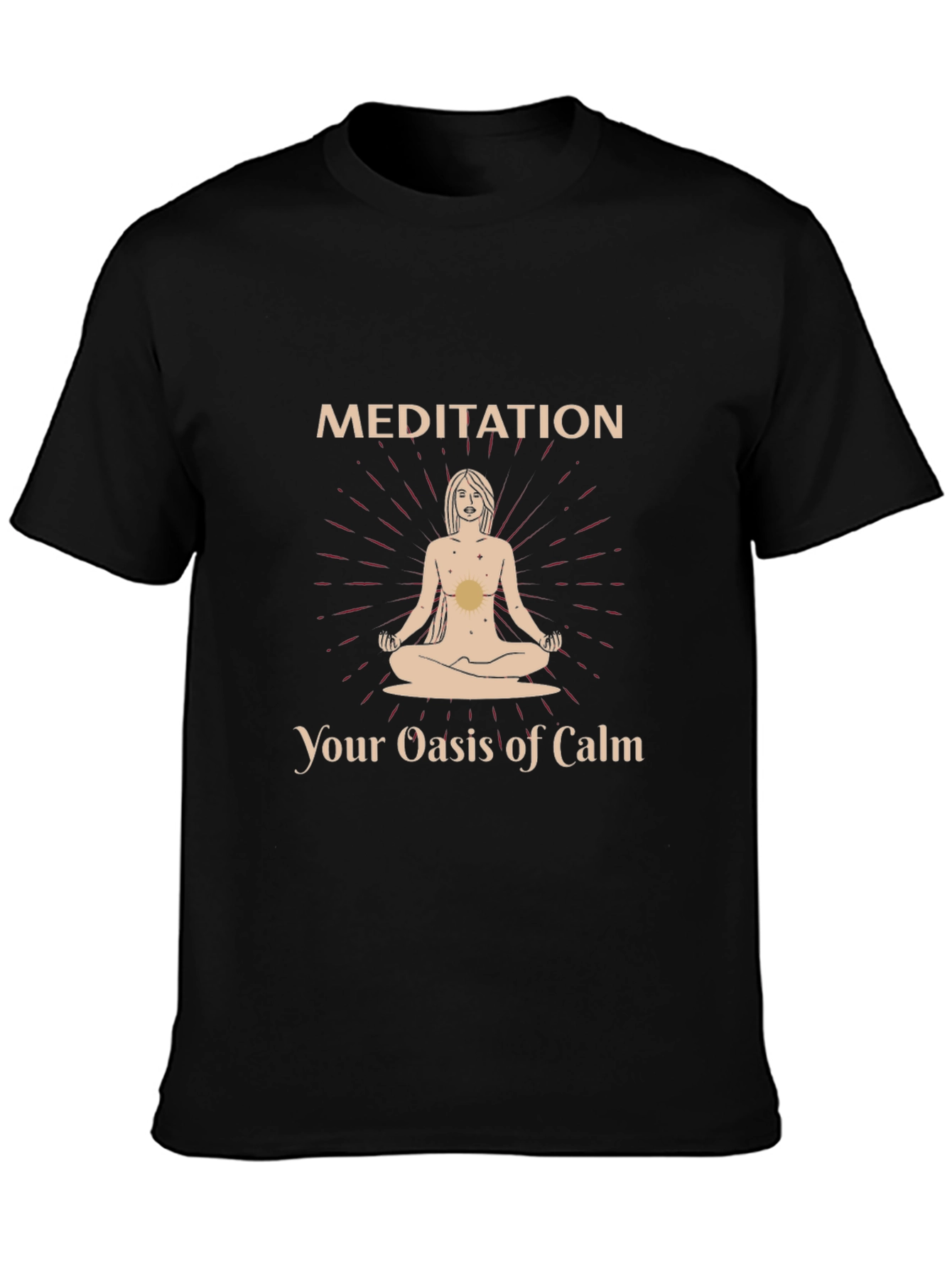 Meditation Oasis T-Shirt: Find Your Calm
