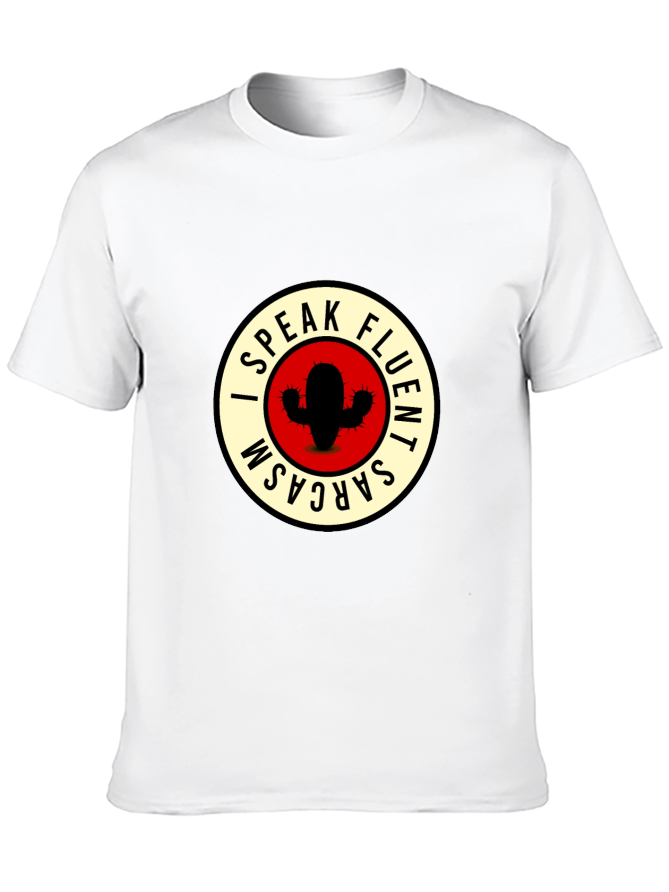 I Speak Fluent Sarcasm Cactus Graphic Tee