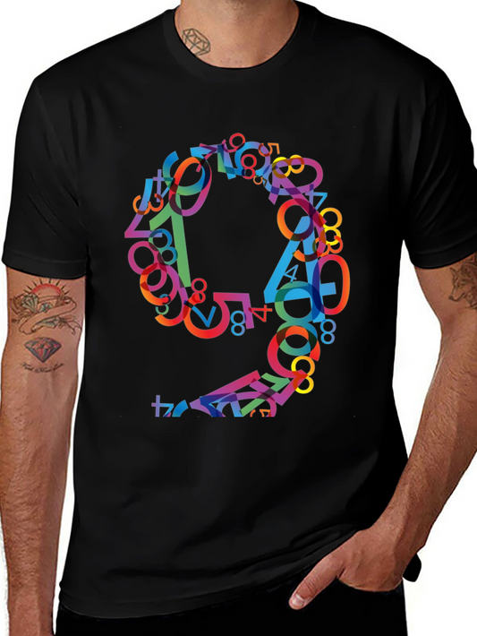 Number Art T-Shirt - Funky Design
