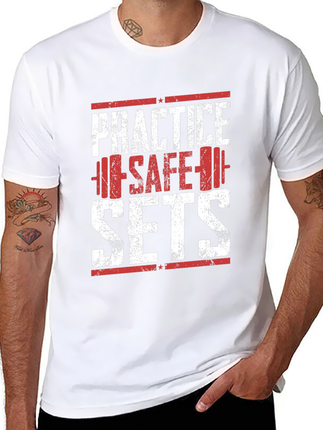 Practice Safe Sets Gym T-Shirt