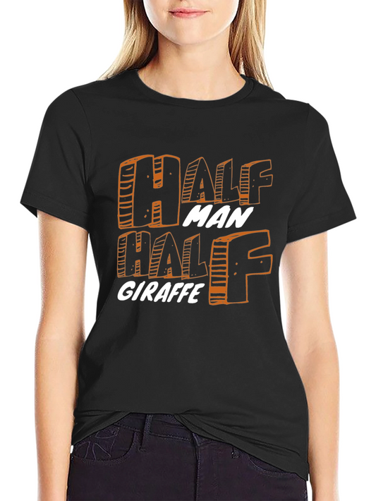 Half Man Half Giraffe Graphic T-Shirt