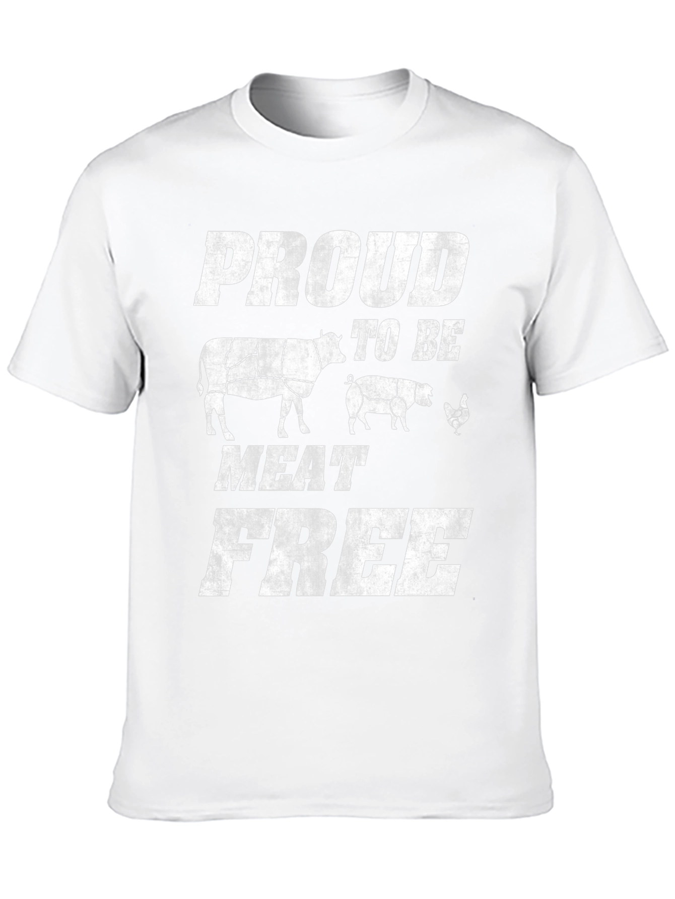 Proud To Be Meat Free Graphic T-Shirt