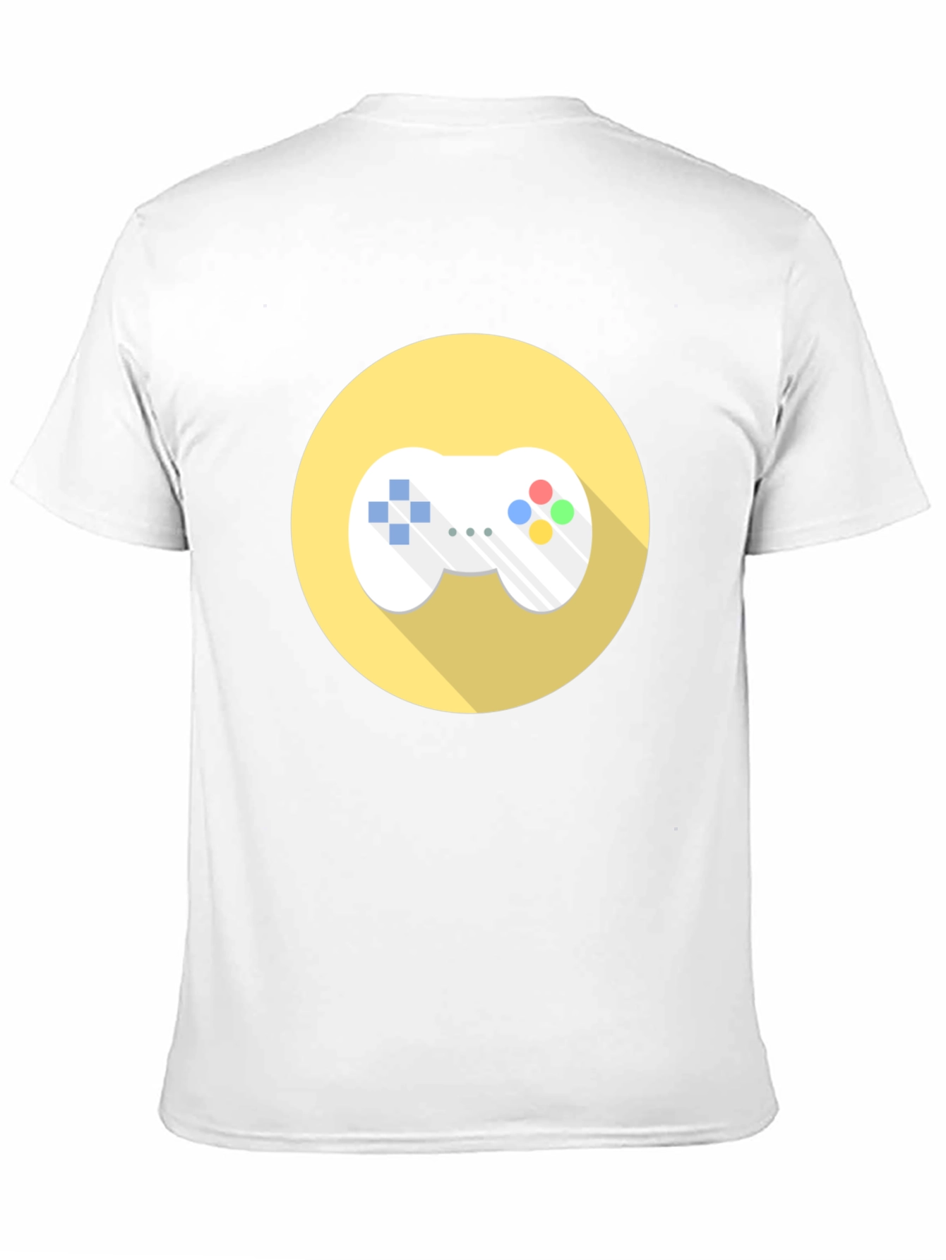 Gaming Controller Graphic Tee - Black Casual T-Shirt