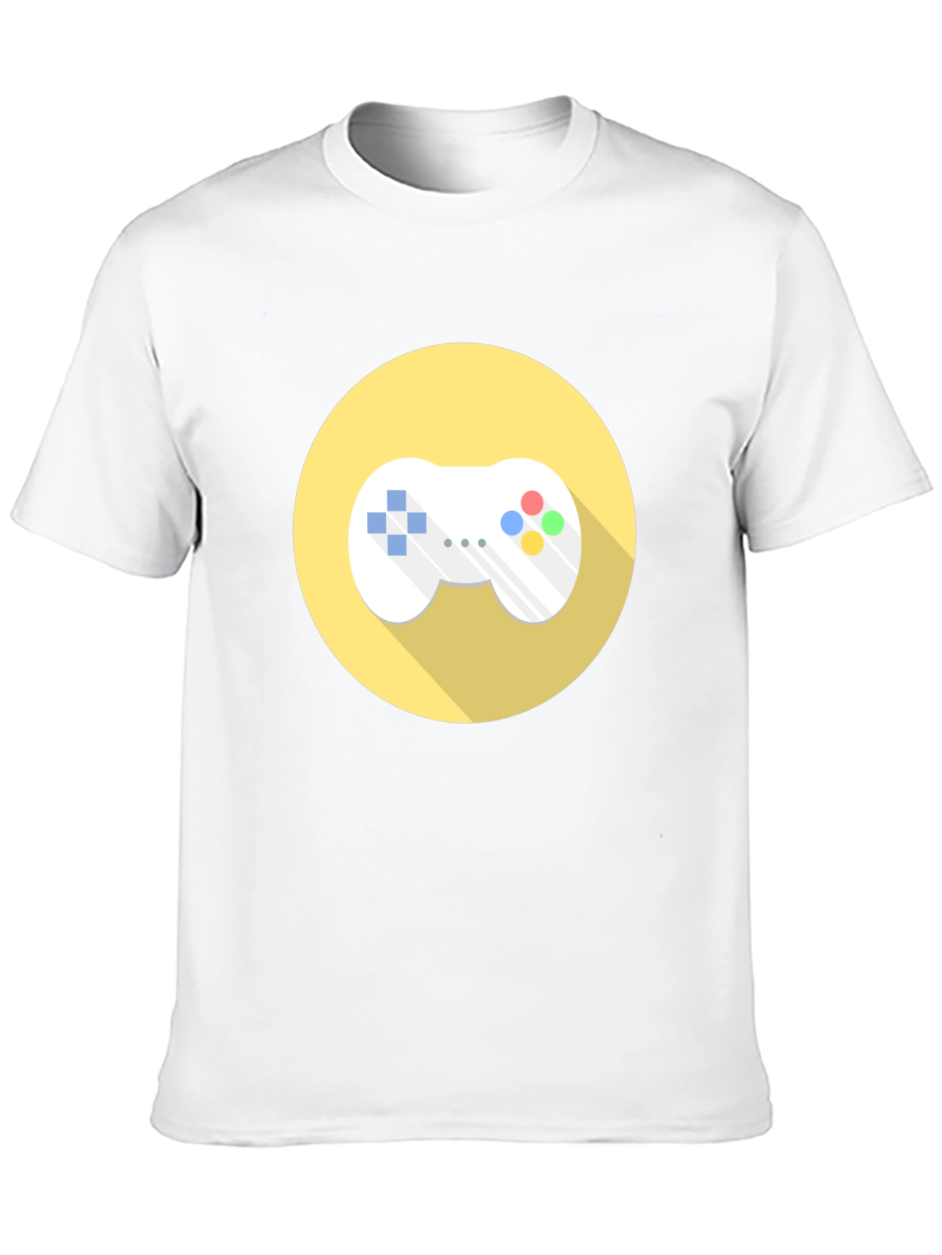 Gaming Controller Graphic Tee - Black Casual T-Shirt