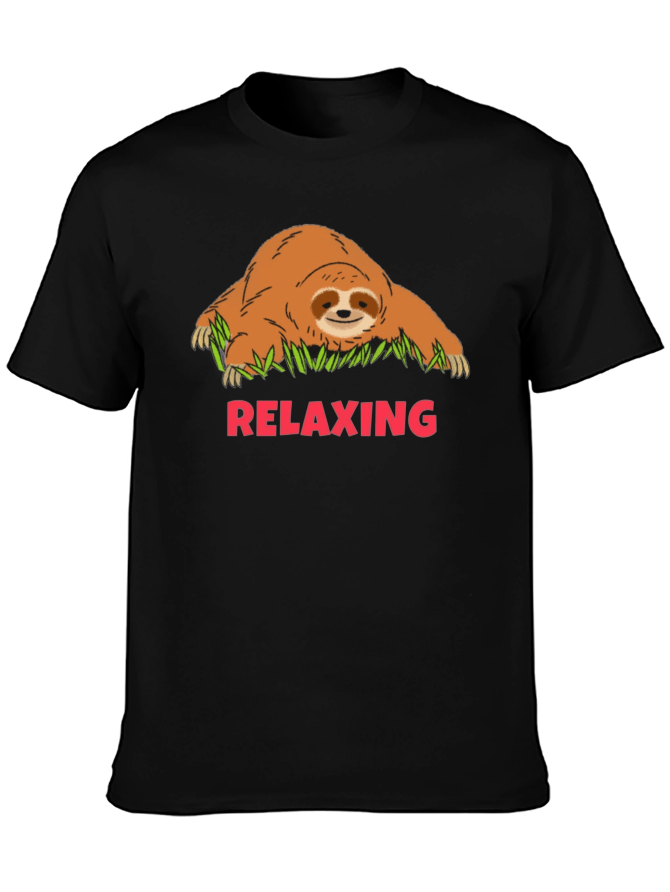 Relaxing Sloth Graphic T-Shirt
