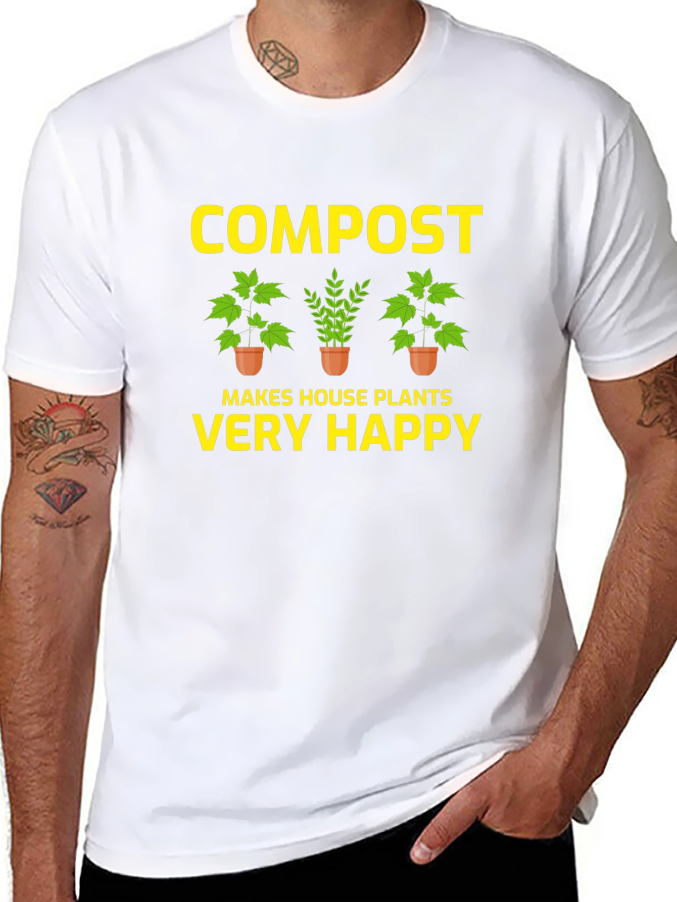 Compost Makes House Plants Very Happy T-Shirt