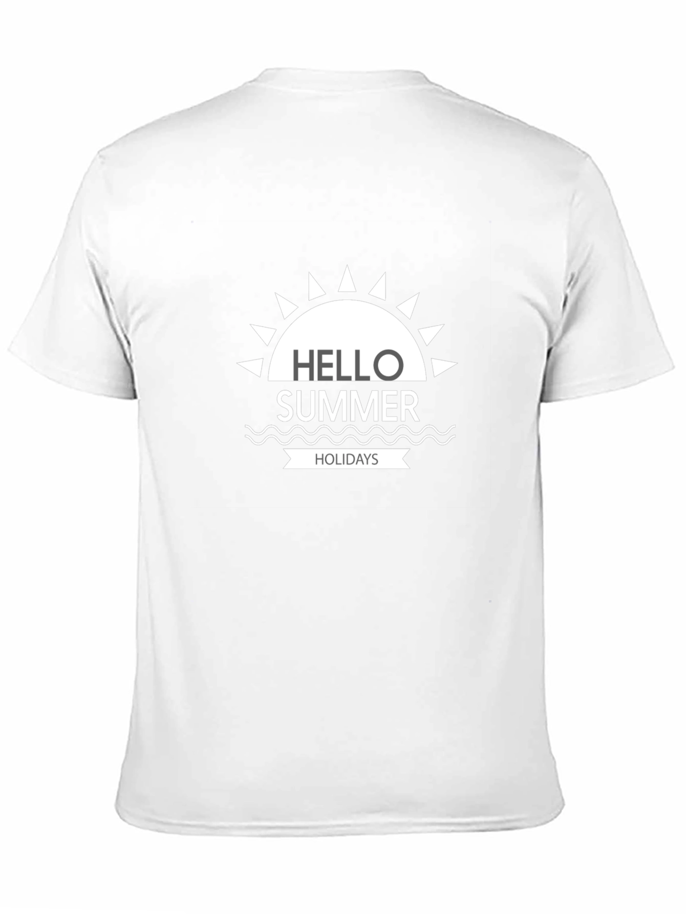 Hello Summer Holidays T-Shirt - Stylish Summer Tee