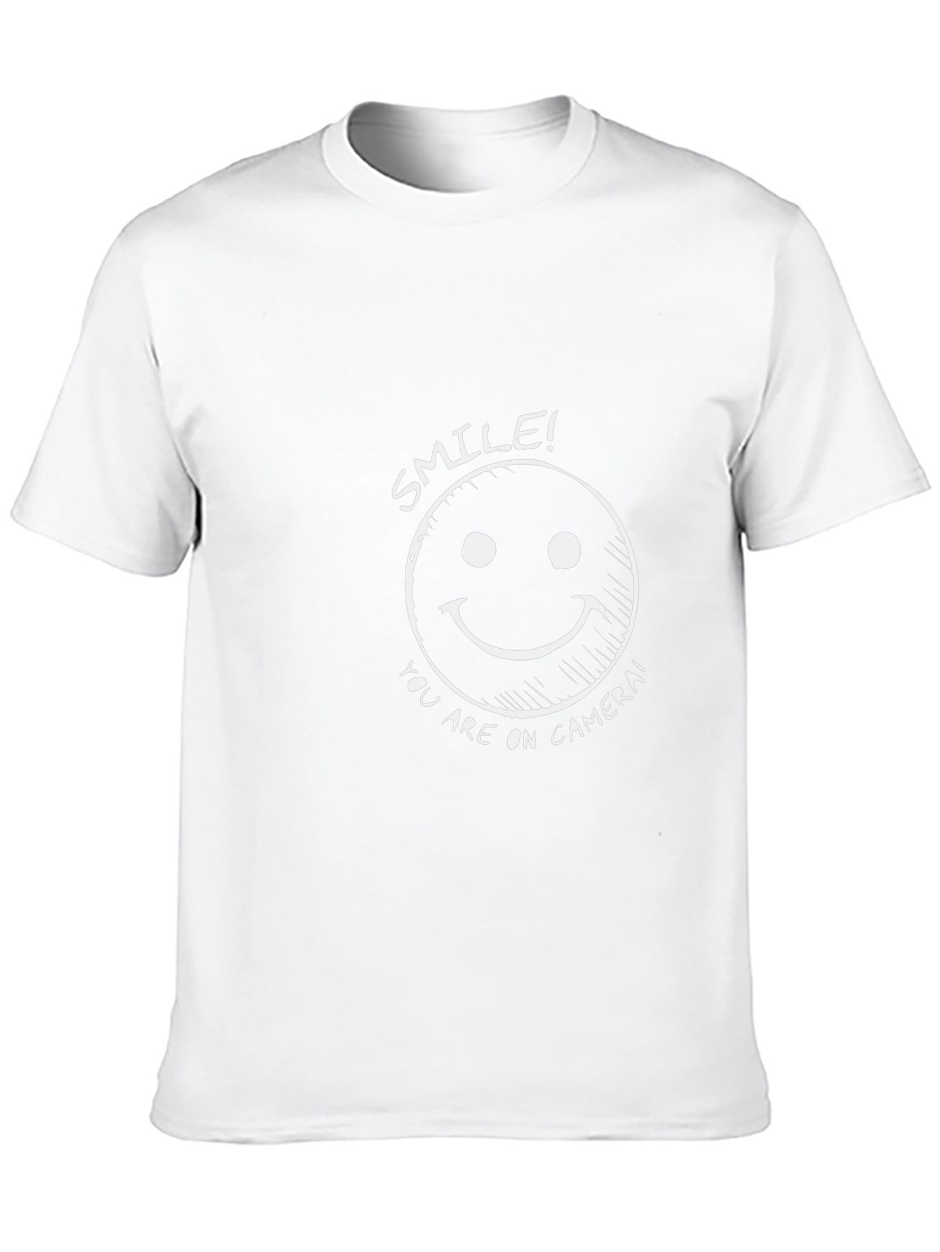 Smile! You Are On Camera Black T-Shirt