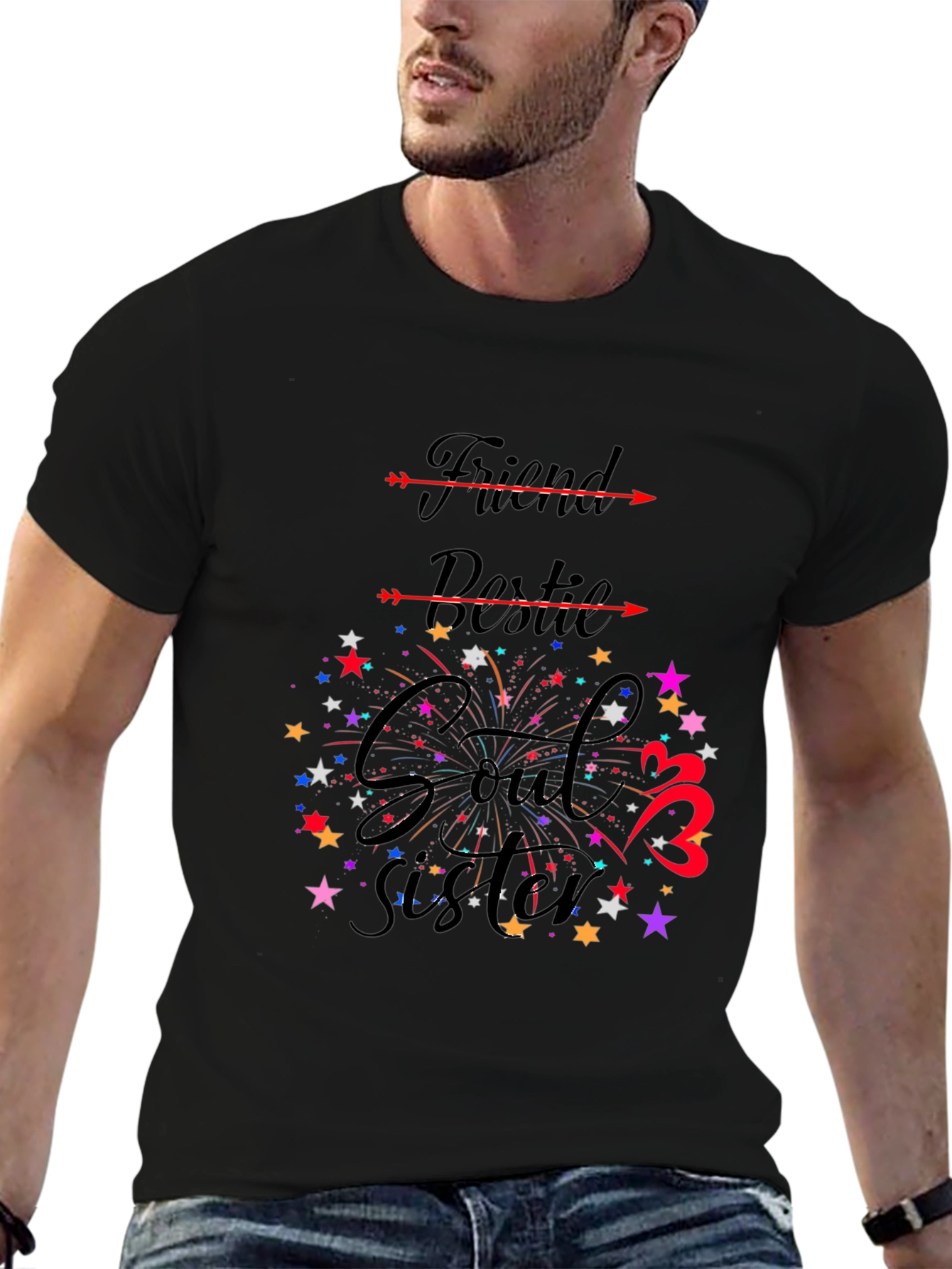 Friend Bestie Soul Sister Tee