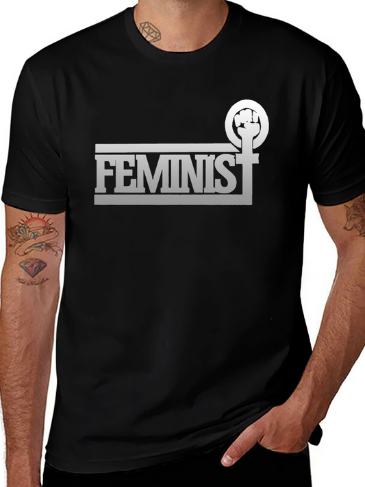 Feminist Fist T-Shirt - Black Graphic Tee