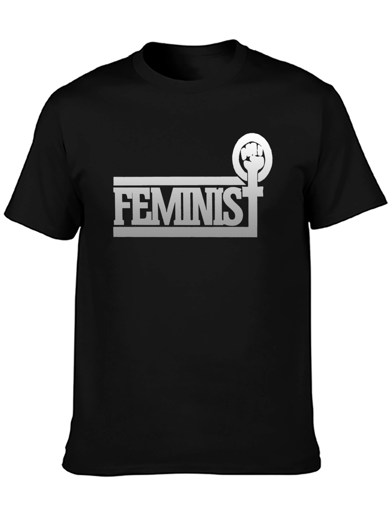 Feminist Fist T-Shirt - Black Graphic Tee
