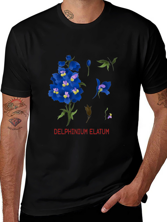 Delphinium Elatum Graphic T-Shirt