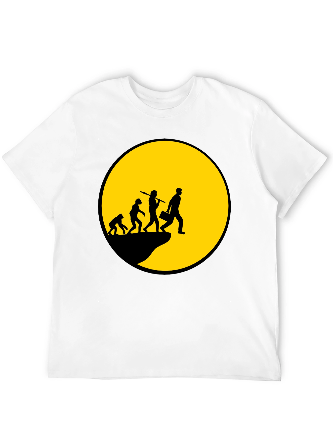 Evolution of Man T-Shirt - Black Graphic Tee