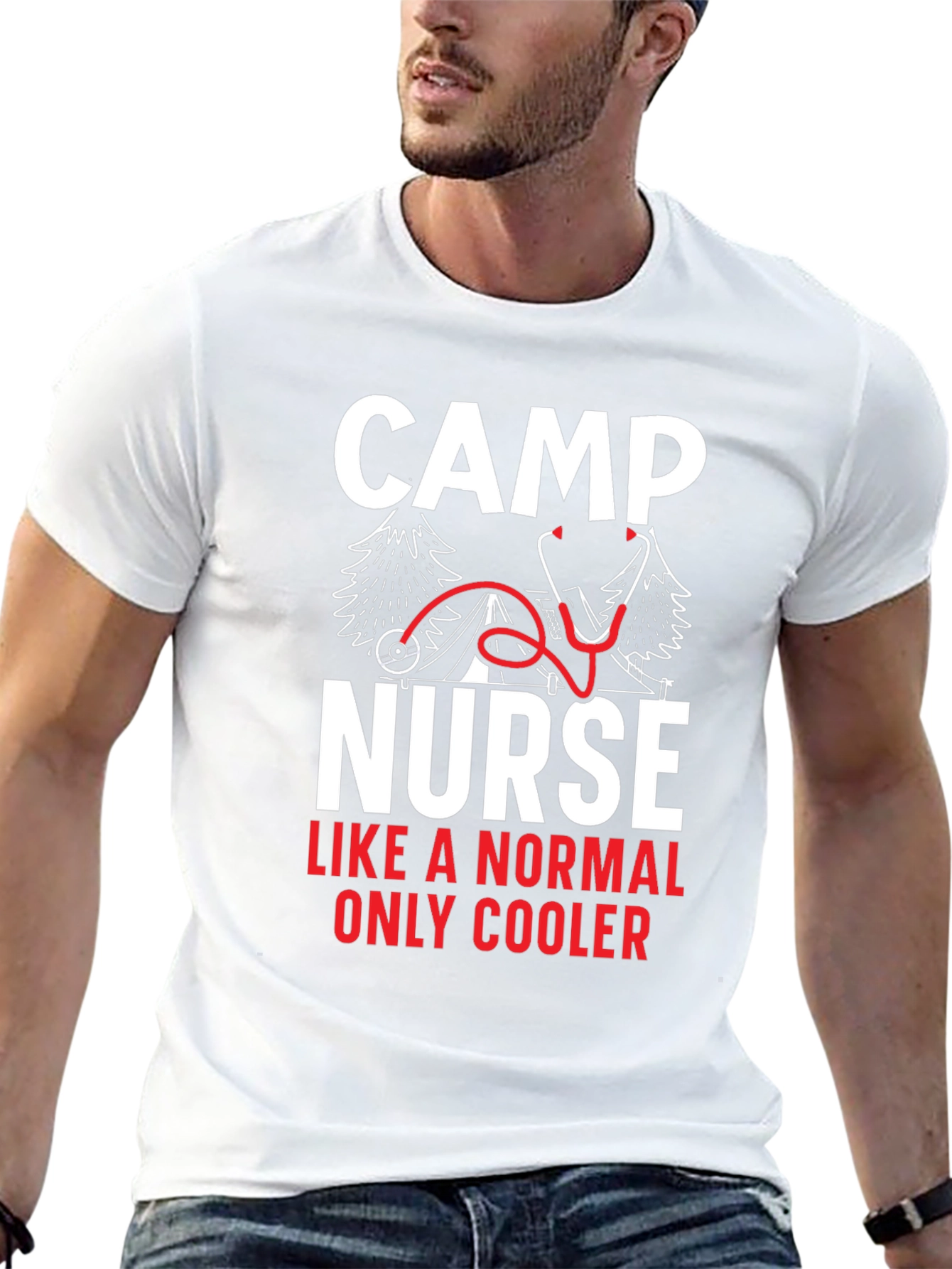 Camp Nurse Graphic T-Shirt for Medical Professionals