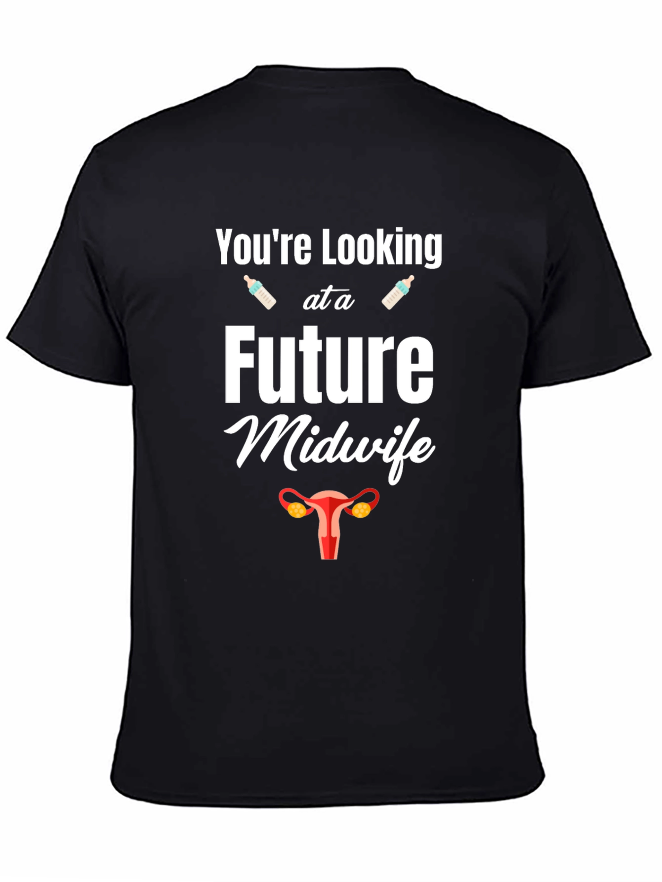 Future Midwife Graphic Tee - Black Unisex Shirt
