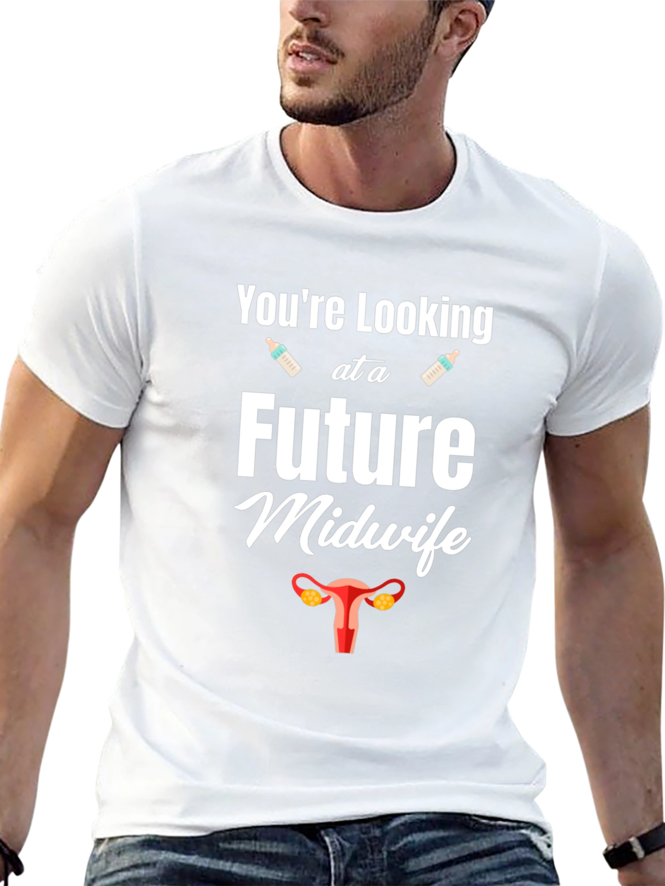 Future Midwife Graphic Tee - Black Unisex Shirt