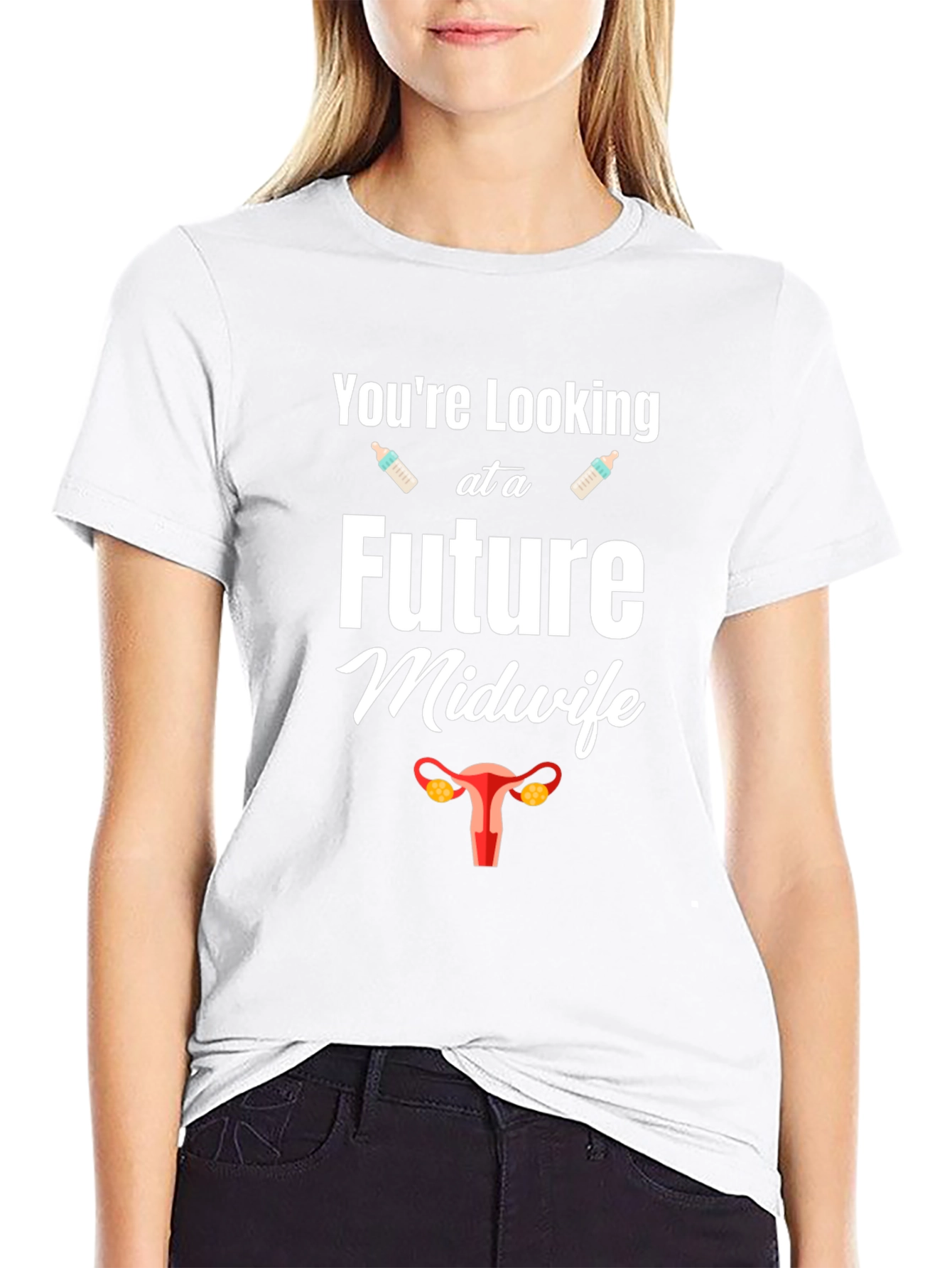 Future Midwife Graphic Tee - Black Unisex Shirt