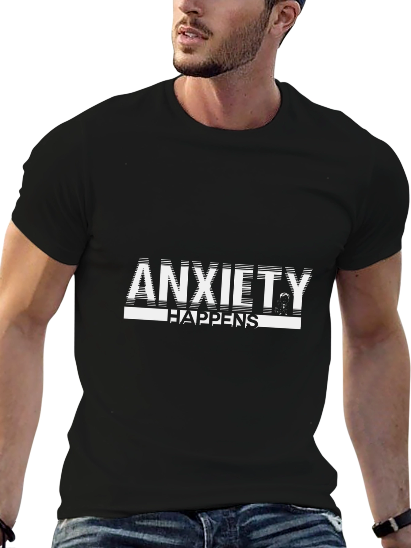 Anxiety Happens Graphic Tee - Comfort & Style