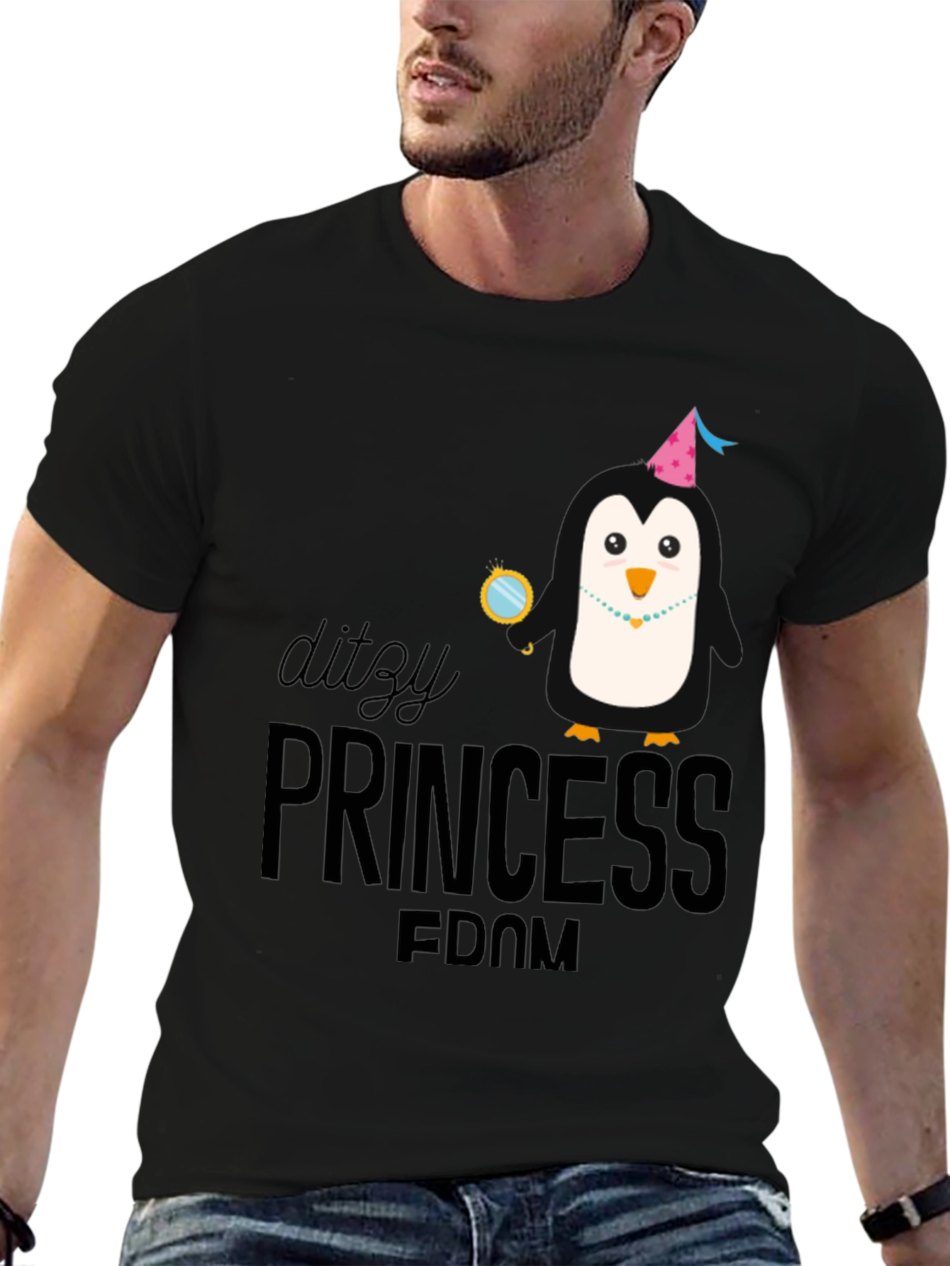 Ditzy Princess-Dom Penguin T-Shirt
