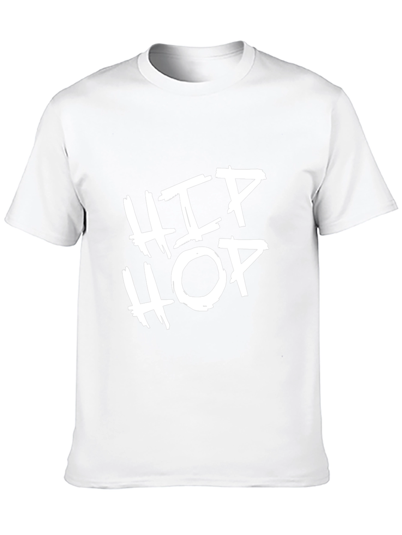 Hip Hop Graphic Tee - Stylish Black T-Shirt