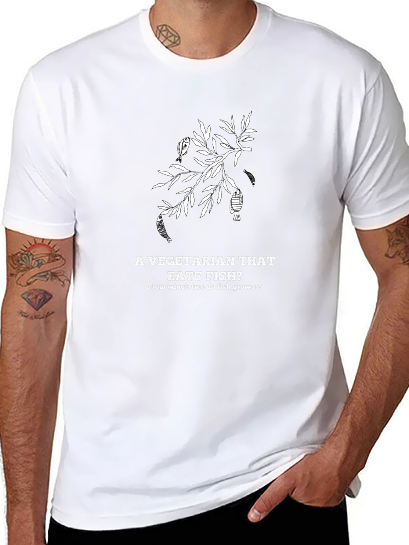 Vegetarian Eats Fish T-Shirt